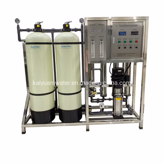 1000lph Reverse Osmosis System Water Filter Purifier Desalination Water Treatment Equipment Water Purification System RO Drinking Water Treatment Plant